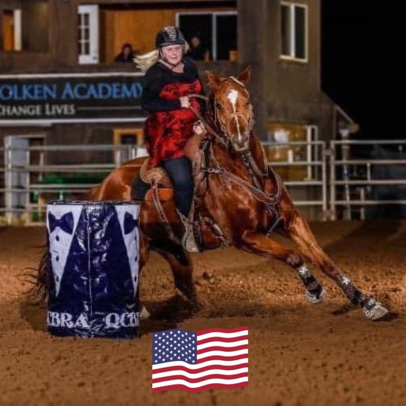 Annie barrel racing